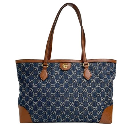 gucci ophidia denim tote|More.